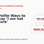 Polite Ways to Say ‘I am not sure’